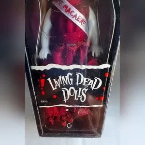 Living Dead Dolls Mini Deadbra Ann 11cm Mezco – Poupée De Collection En Plastique Et Tissu